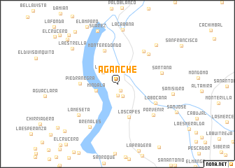 map of Aganche