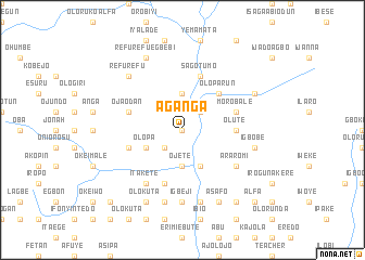 map of Aganga