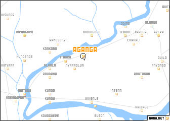 map of Aganga