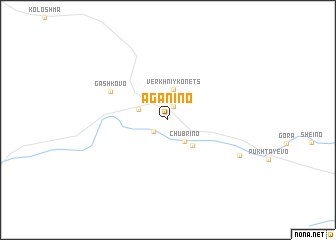 map of Aganino