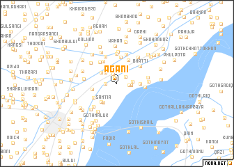 map of Āgāni