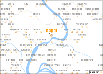 map of Agani