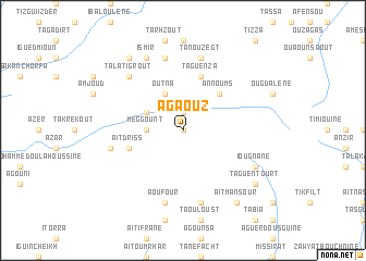 map of Agaouz