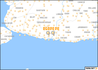 map of Agape