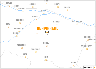 map of Aga-Pirkend