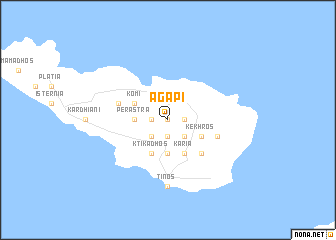 map of Agápi