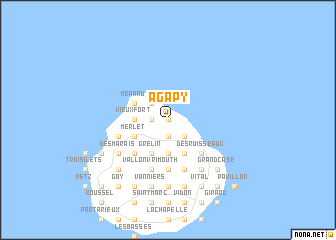 map of Agapy