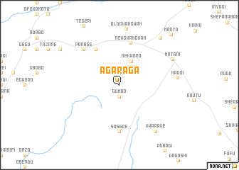 map of Agaraga