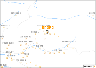 map of Agara