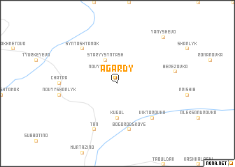 map of Agardy