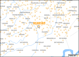 map of Āgariān