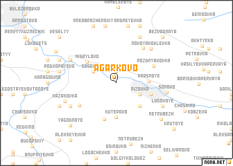 map of Agarkovo