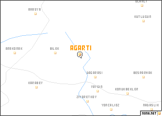 map of Ağartı