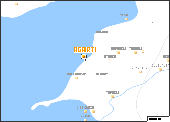 map of Ağartı