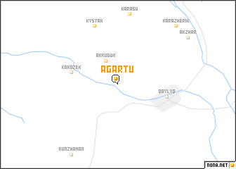 map of Agartu