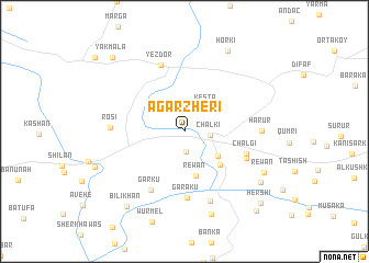 map of Agār Zhērī