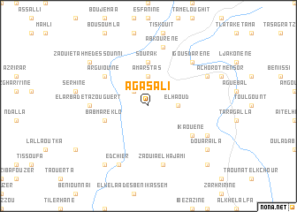 map of Agasali