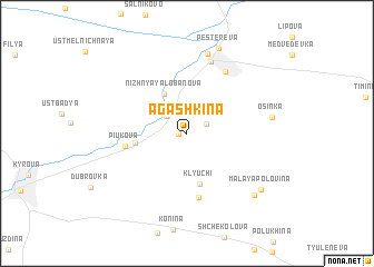 map of Agashkina