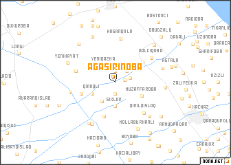 map of Ağaşirinoba