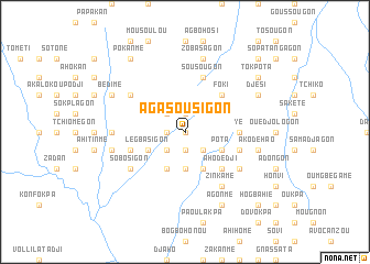 map of Agasousigon