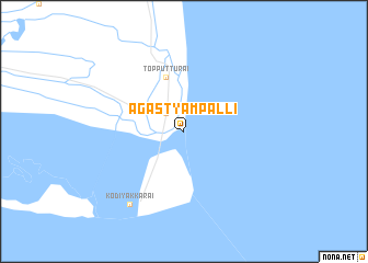 map of Agastyāmpalli