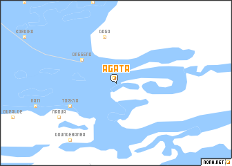 map of Agata