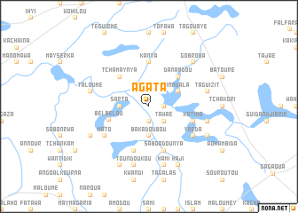 map of Agata