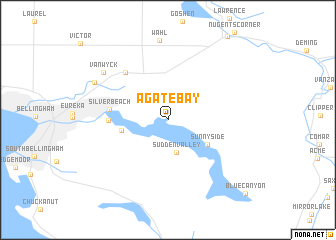 map of Agate Bay