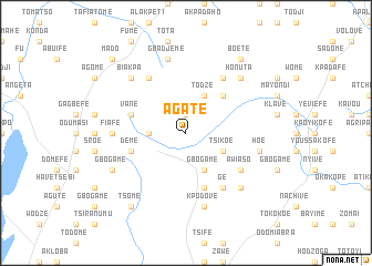 map of Agate