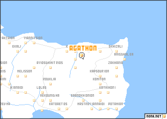 map of Agathón