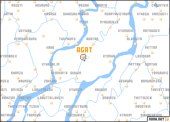 map of Agat