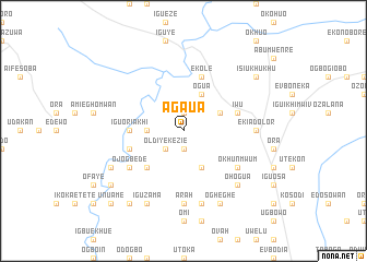 map of Agaua