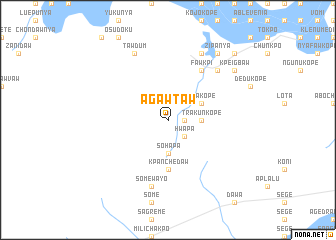 map of Agawtaw