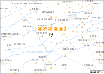 map of Ağayazıbuduq