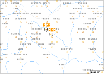 map of Aga