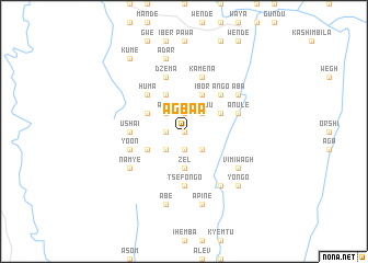 map of Agbaa