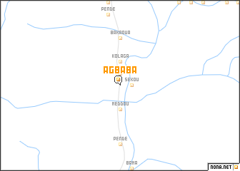 map of Agbaba