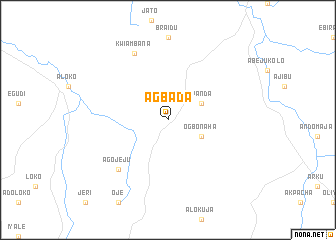 map of Agbada