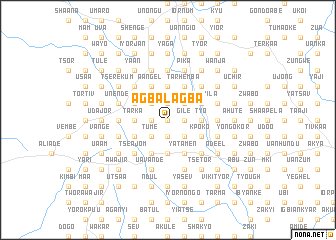 map of Agbalagba