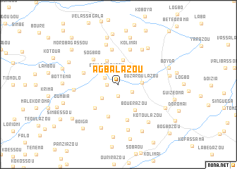 map of Agbalazou