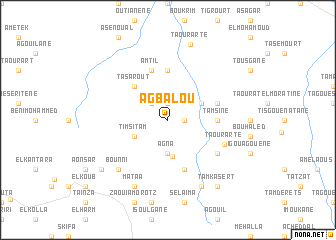 map of Agbalou