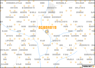 map of Agbamaya