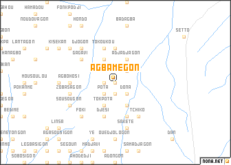 map of Agbamégon