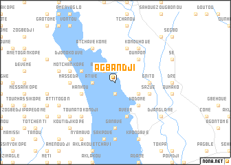 map of Agbandji