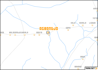 map of Agbandjo