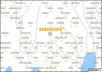 map of Agbanikofe