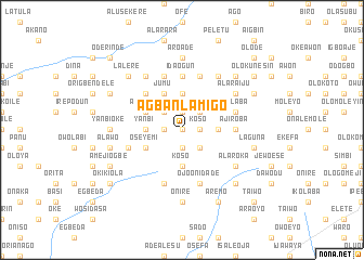 map of Agbanlamigo