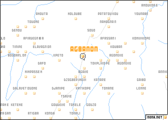 map of Agbanon