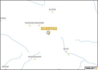 map of Agbanou