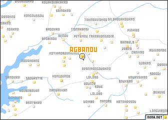 map of Agbanou